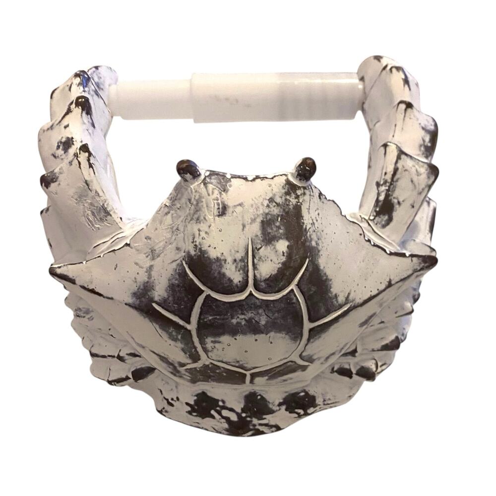 Crab Wall Mount Toilet Paper Roll Holder - Unique Decorative Rustic Nautical - Picture 6 of 13